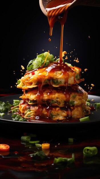 Egg foo young is an omelette dish found in Chinese Indonesian