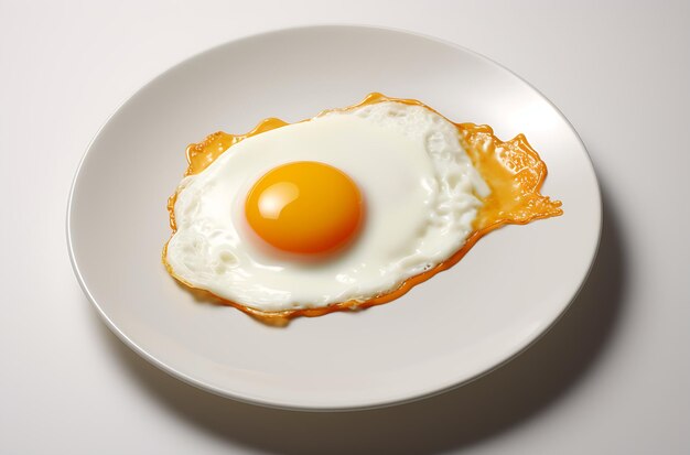 Fried egg isolated. Illustration AI Generative 23285896 PNG