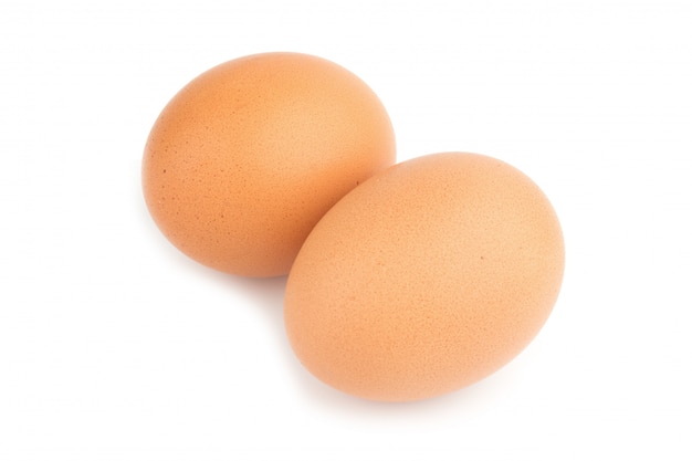 Egg. Isolated on white background