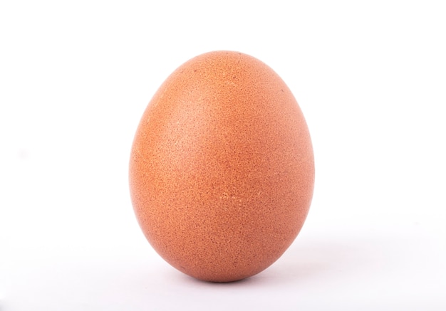 Egg isolated on white background