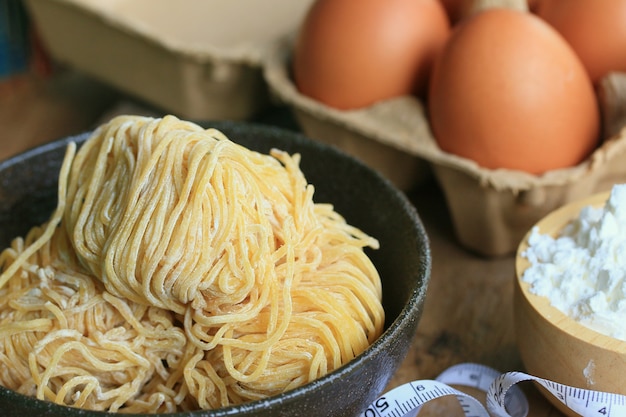 写真 卵麺