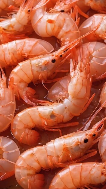 Egg shrimp background