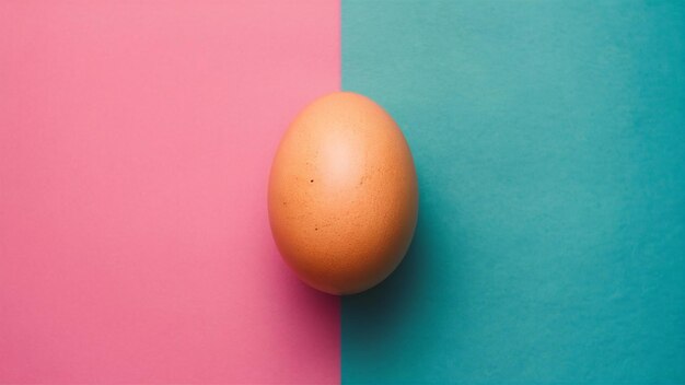 Egg with color background