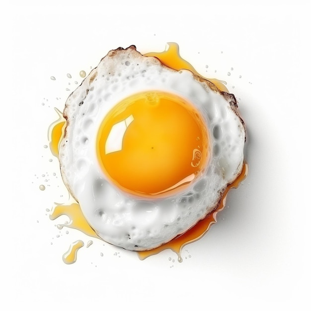 An egg with the word egg isolated on white background