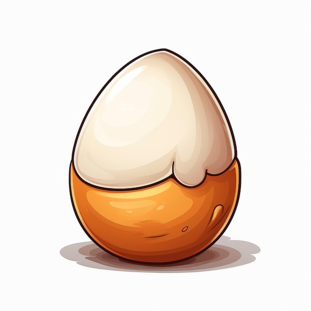 EggCeptional NFT Een kleurrijk tekenfilm ei dat vrij drijft