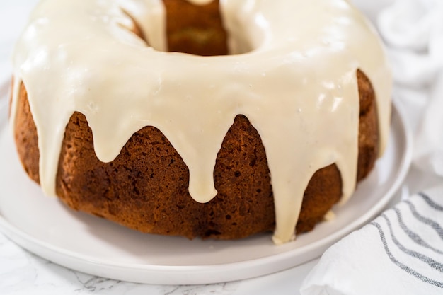 Photo eggnog bundt cake