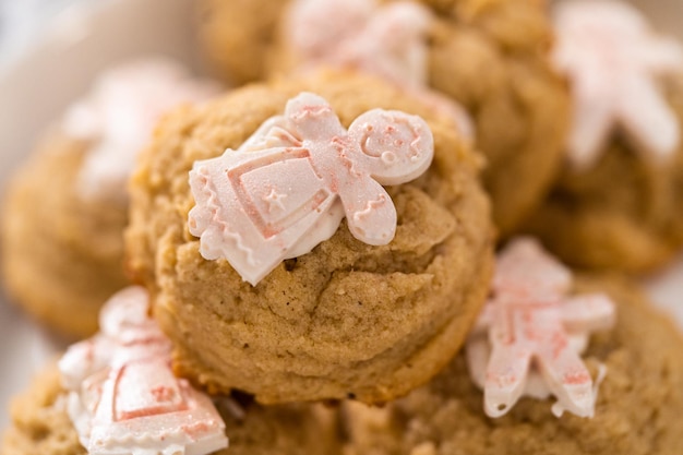 Eggnog cookies