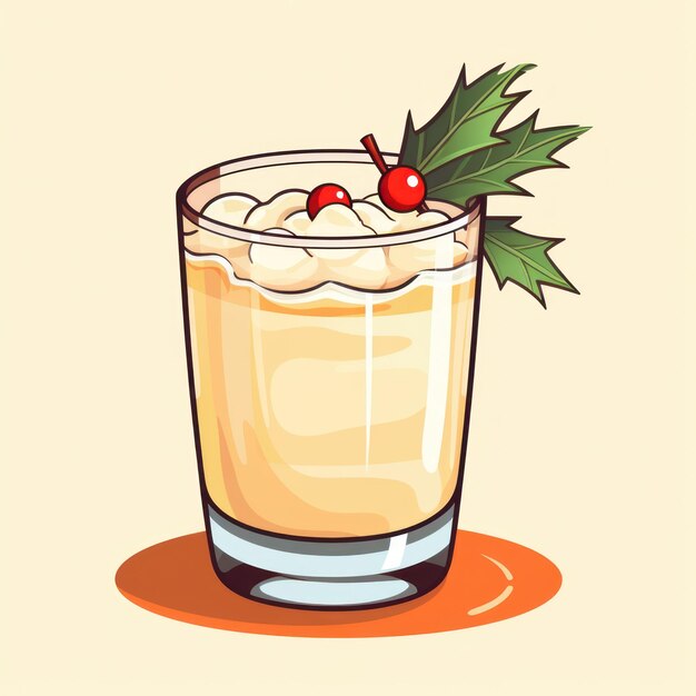 Photo eggnog icon