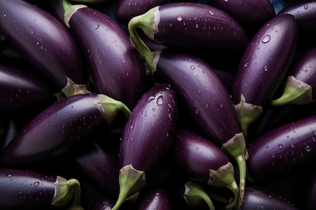 Photo eggplant as texture