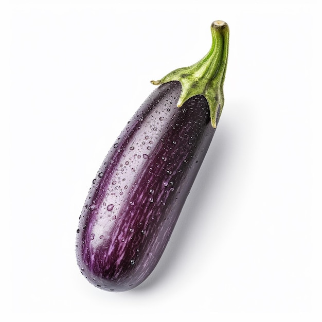 eggplant isolated on white background