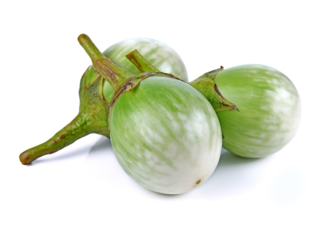 Eggplant isolated on white