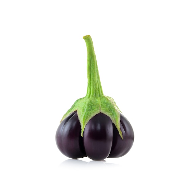 Eggplant isolated on white 