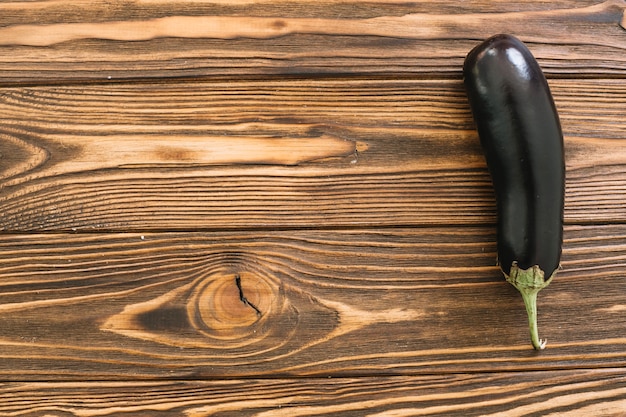 Eggplant on table