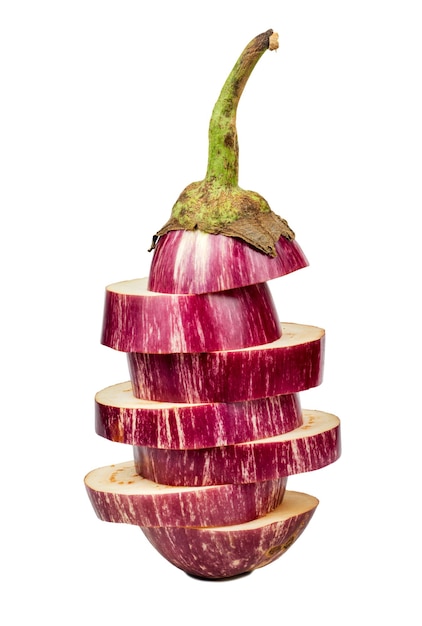 Eggplant with slices