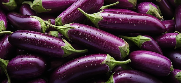 eggplants vegetable background