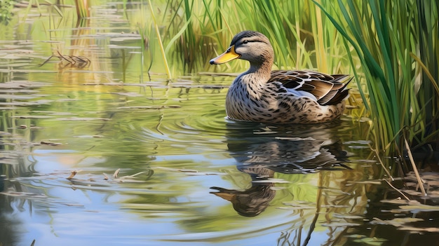 Eggs farm duck