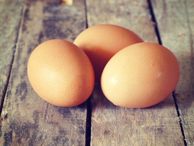 Eggs old vintage retro style