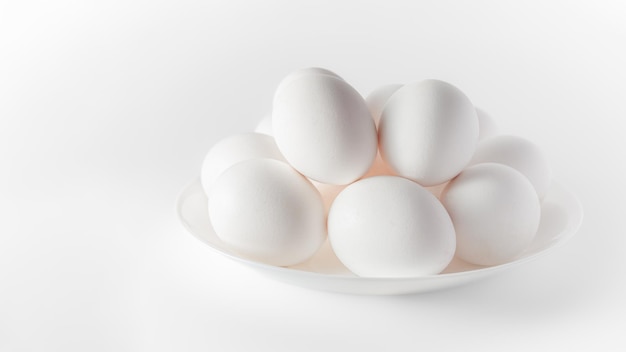 eggs on white background eggs isolated on a white background