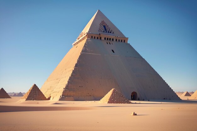 Egypt Pyramid Architecture World Unsolved Mystery Wonder Landscape Wallpaper Background