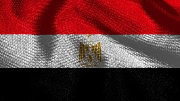 Egypt waving flag