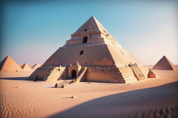 Foto egypte piramide architectuur wereld onopgeloste mysterie wonder landschap behang achtergrond