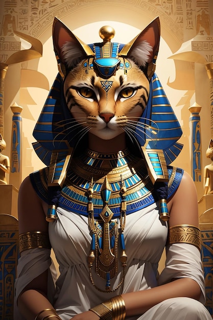 Egyptian cat goddess bastet