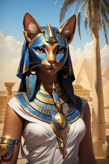 Egyptian cat goddess bastet