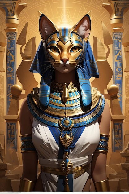 Egyptian cat goddess bastet