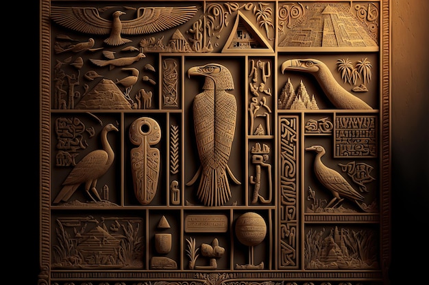 Egyptian hieroglyphs