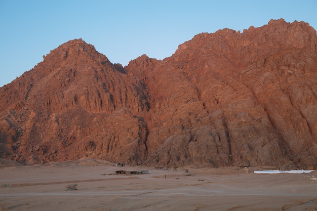 Egyptian mountains in the desert