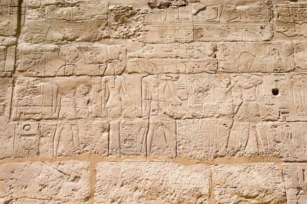 Фото Египетские картины на стене