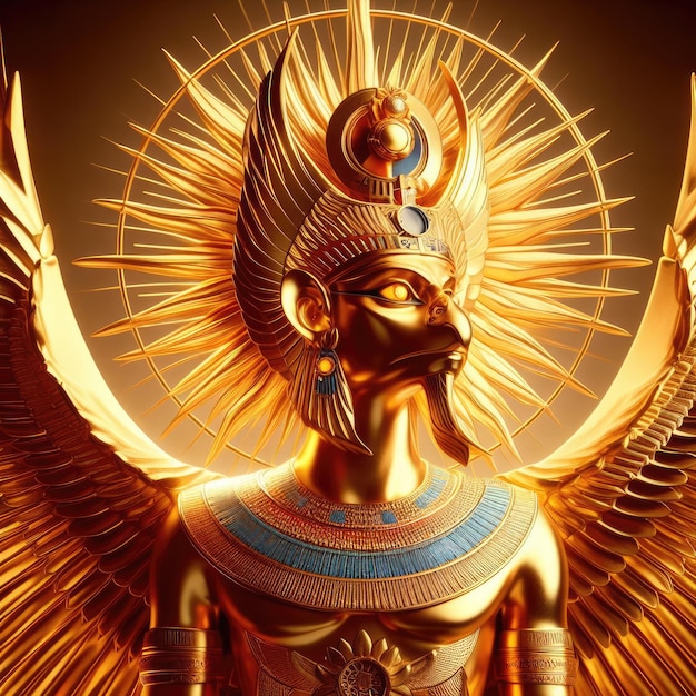 Egyptische gouden illustratie