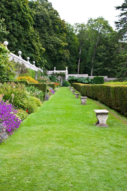 Ehglish tuin van Dunrobin Castle, Sutherland, Schotland