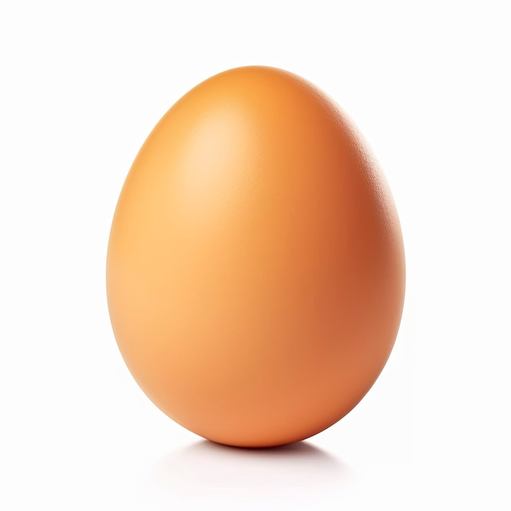 Foto ei geïsoleerd op witte achtergrond
