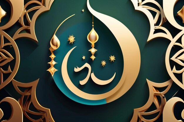 Eid Al Adha Banner Design Vector Illustration Islamic and Arabic Background for Musli