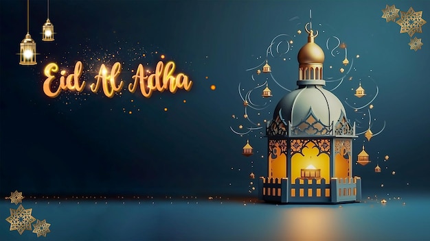 소셜 미디어 게시물 및 공유를 위한 eid al adha 인사말