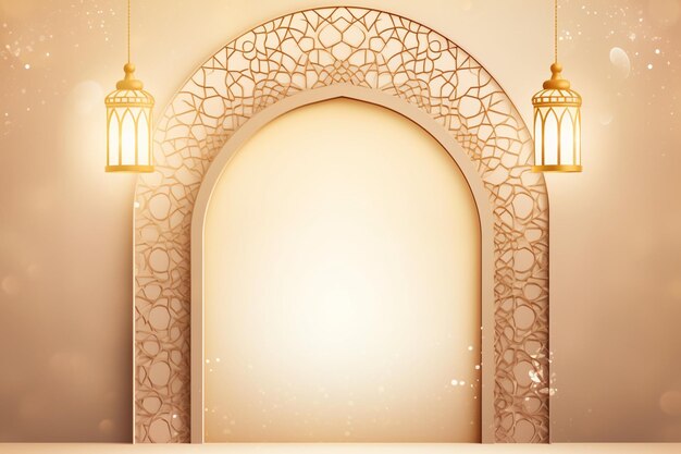 Eid al Adha Illustration created with Generative AI