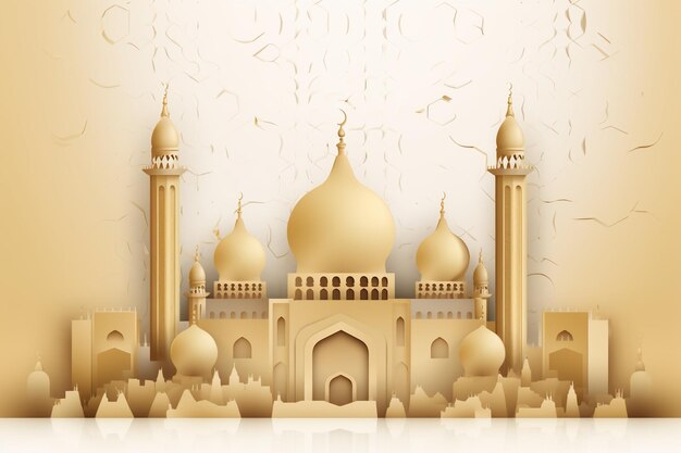 Eid al Adha Illustration created with Generative AI