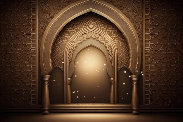 Eid al Adha Illustration created with Generative AI