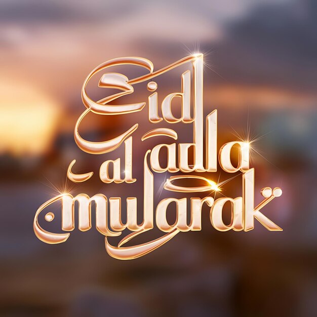 Photo eid al adha mubarak abstract vector illustration background design