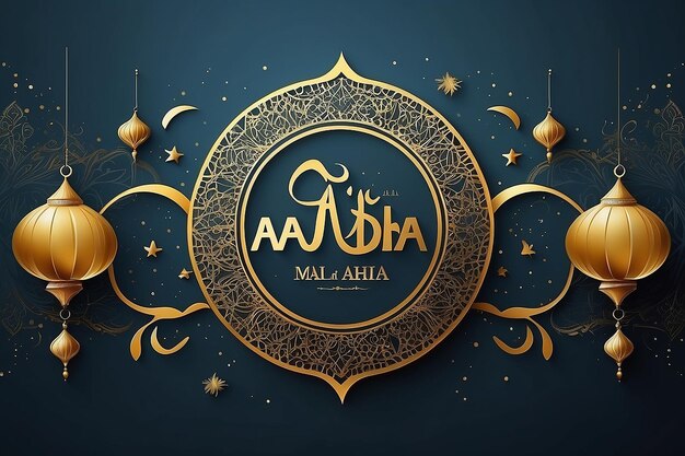 Photo eid al adha mubarak background