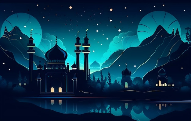 Eid al Adha Mubarak Poster Eid background
