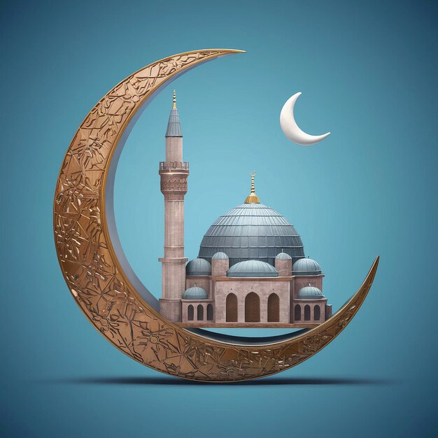 Eid al Adha Mubarak social media banner and Post Template AI Generator