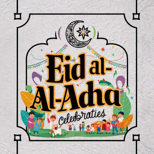 EID AL ADHAポスターデザインテンプレート