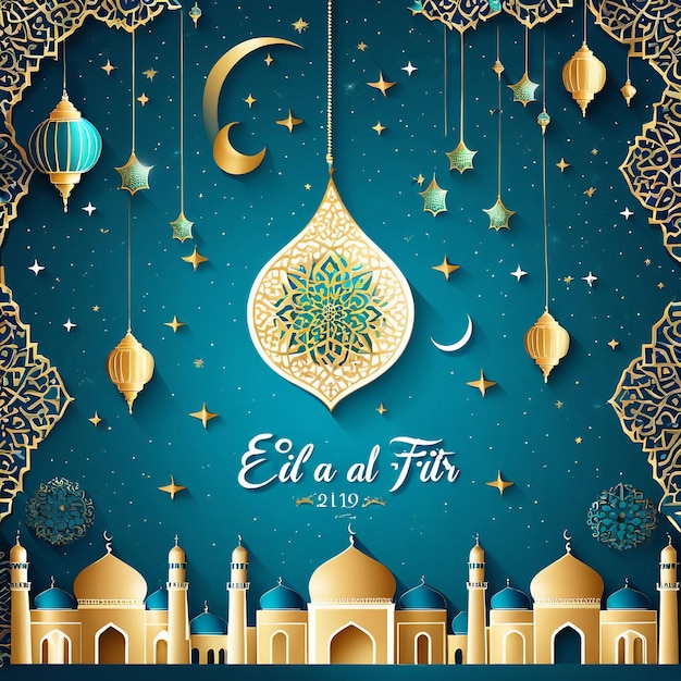 Eid al-Fitr achtergrondbeeld