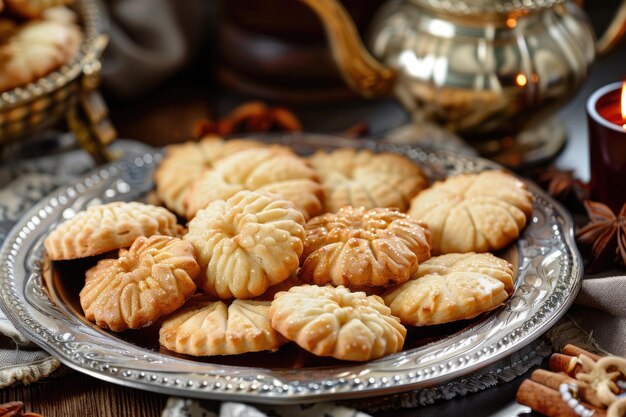 Eid Al Fitr Cookies Muslim Lesser Holiday Breakfast Snacks