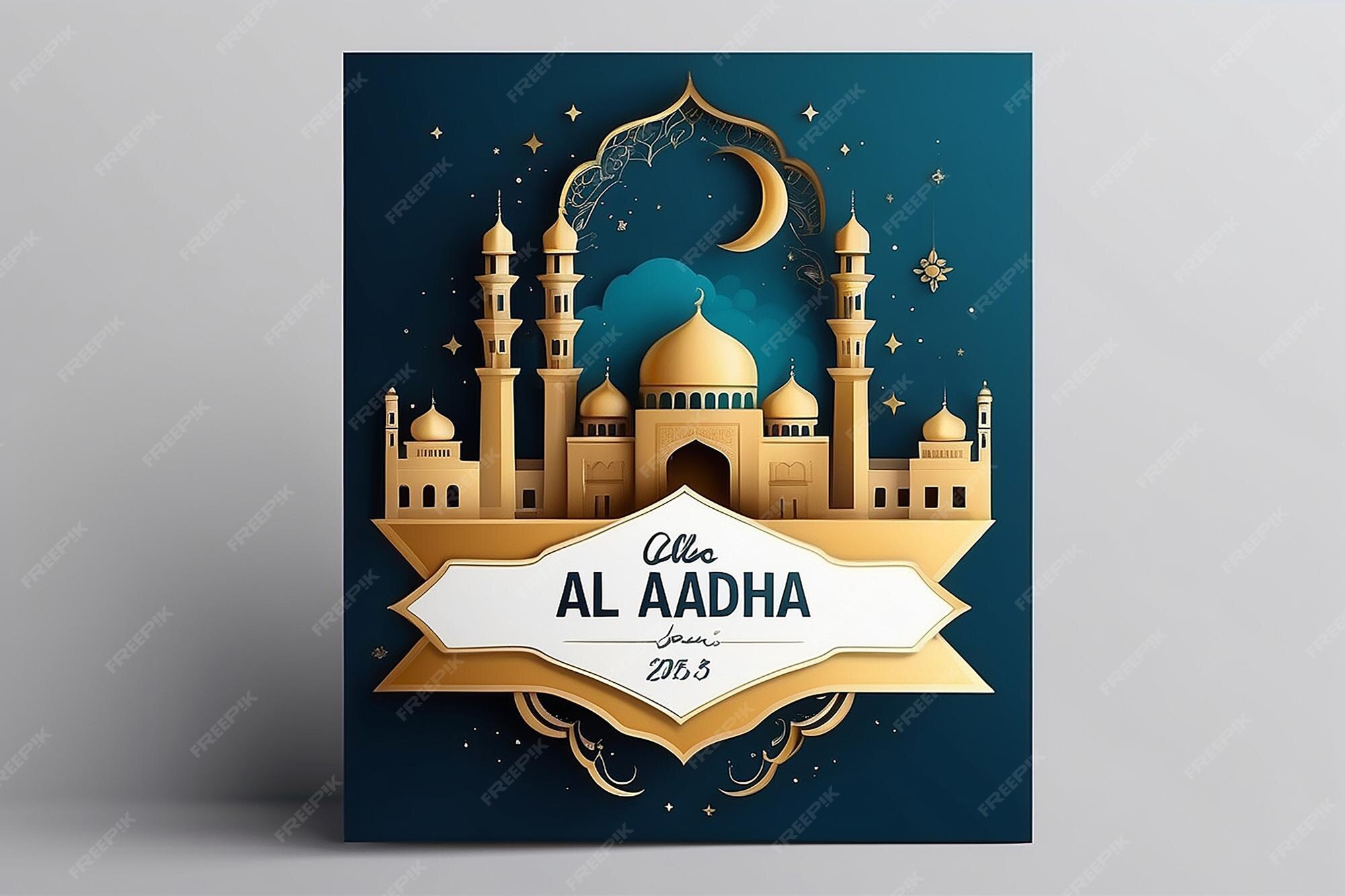 Premium Photo Eid alAdha 2025 Festival Card Design