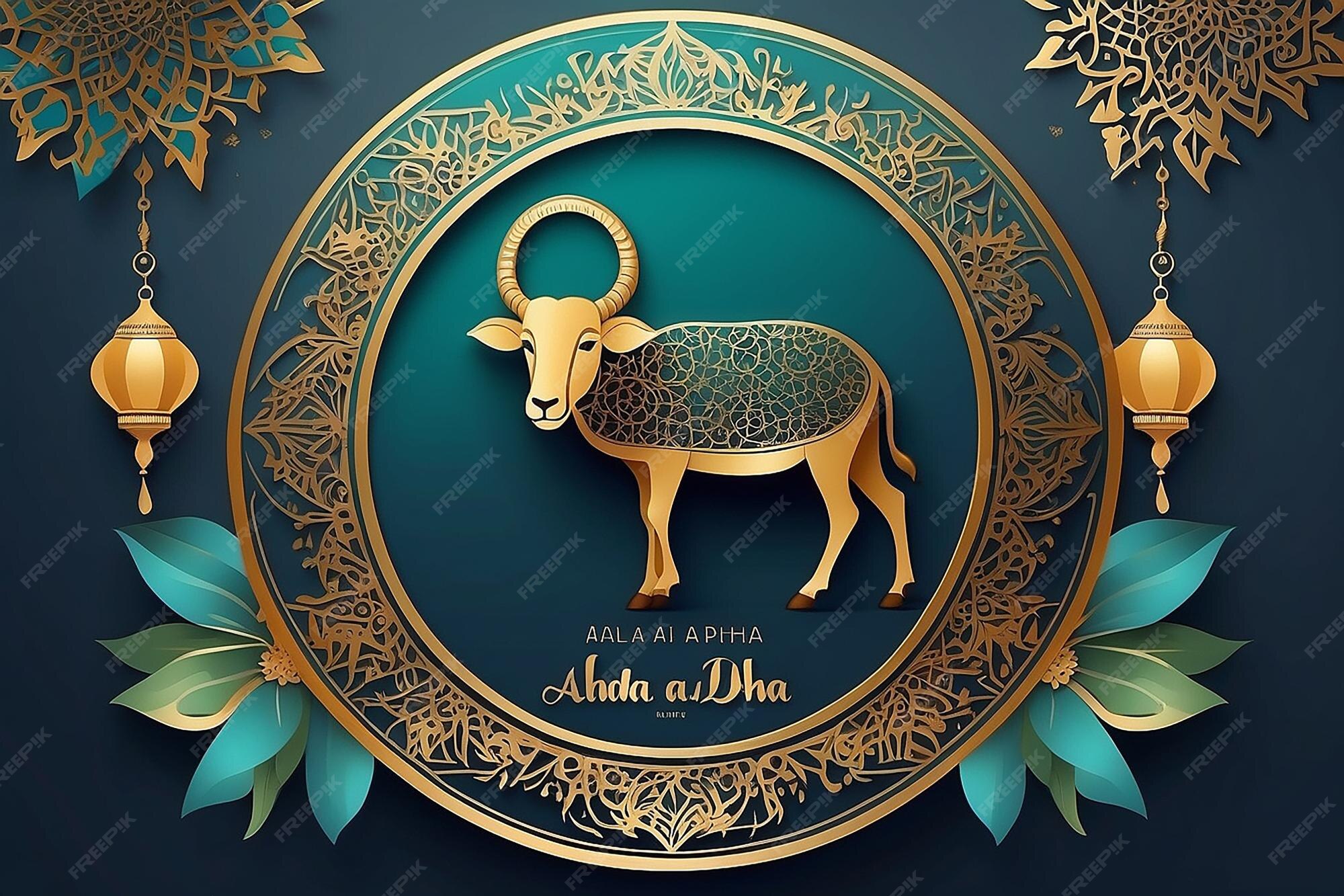 Premium Photo Eid alAdha 2025 Festival Card Design