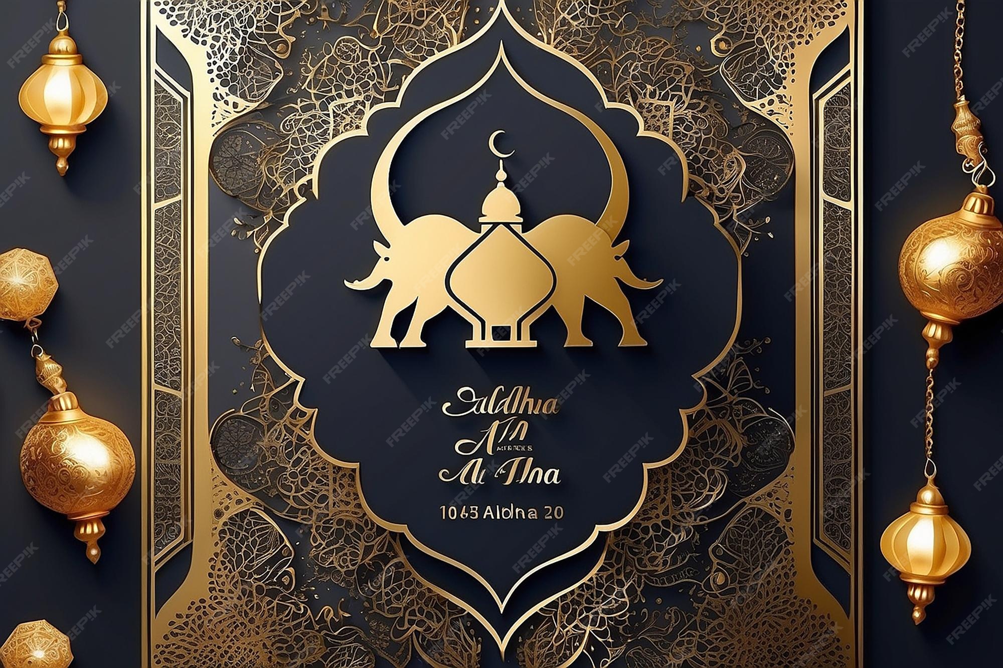 Premium Photo Eid alAdha 2025 Festival Card Design
