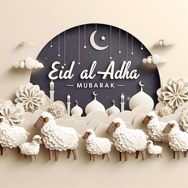 Eid alAdha banner on social media